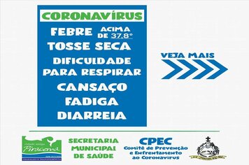 Foto - ORIENTAÇÕES DIVERSAS NO COMBATE AO COVID-19